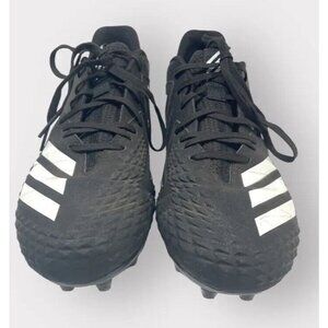 Adidas Freak Football Cleats Black & White Lace-Up Molded Studs Mens 10.5